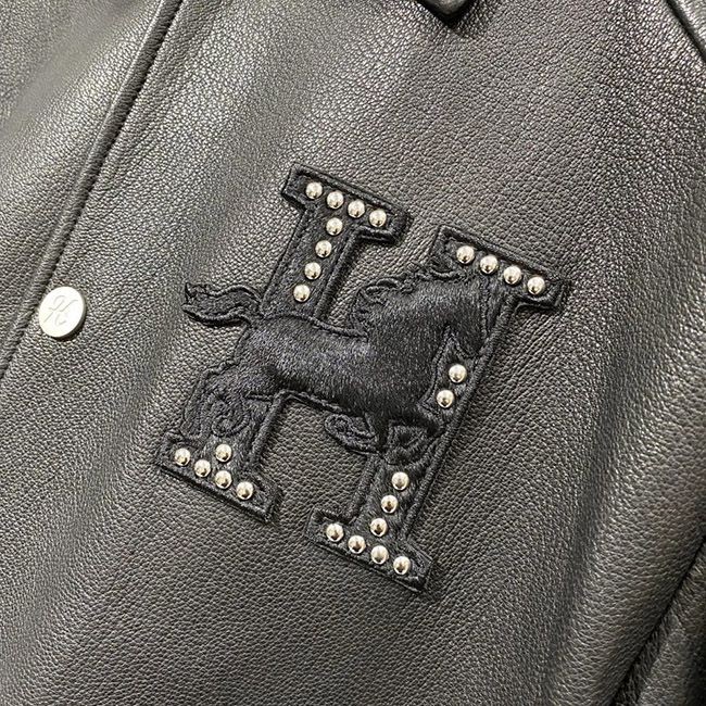 《大人気》エルメス サドルプリントレザーフロント パチモン ジャケット erz48145